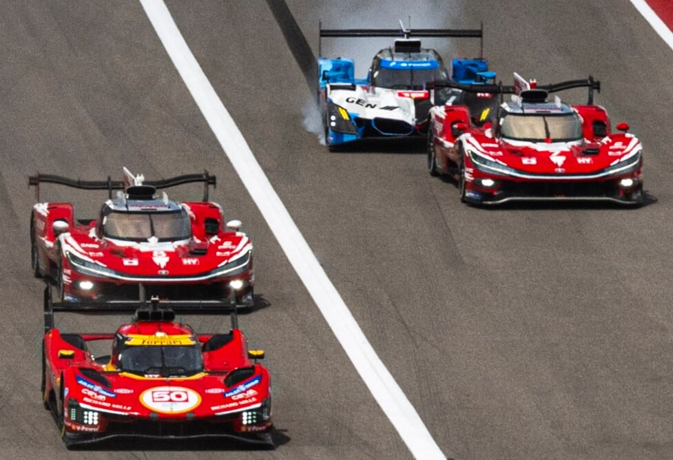A 15 minutos del final y se le rompió el Toyota: Ferrari se quedó con todo en Austin