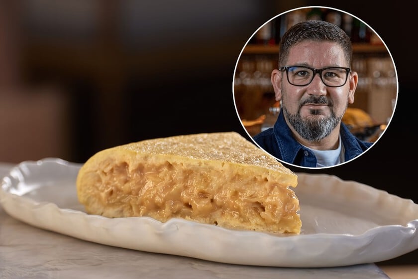 Dani García lleva su tortilla de patatas al límite de los cuatro ingredientes: mayonesa casera en lugar de cebolla