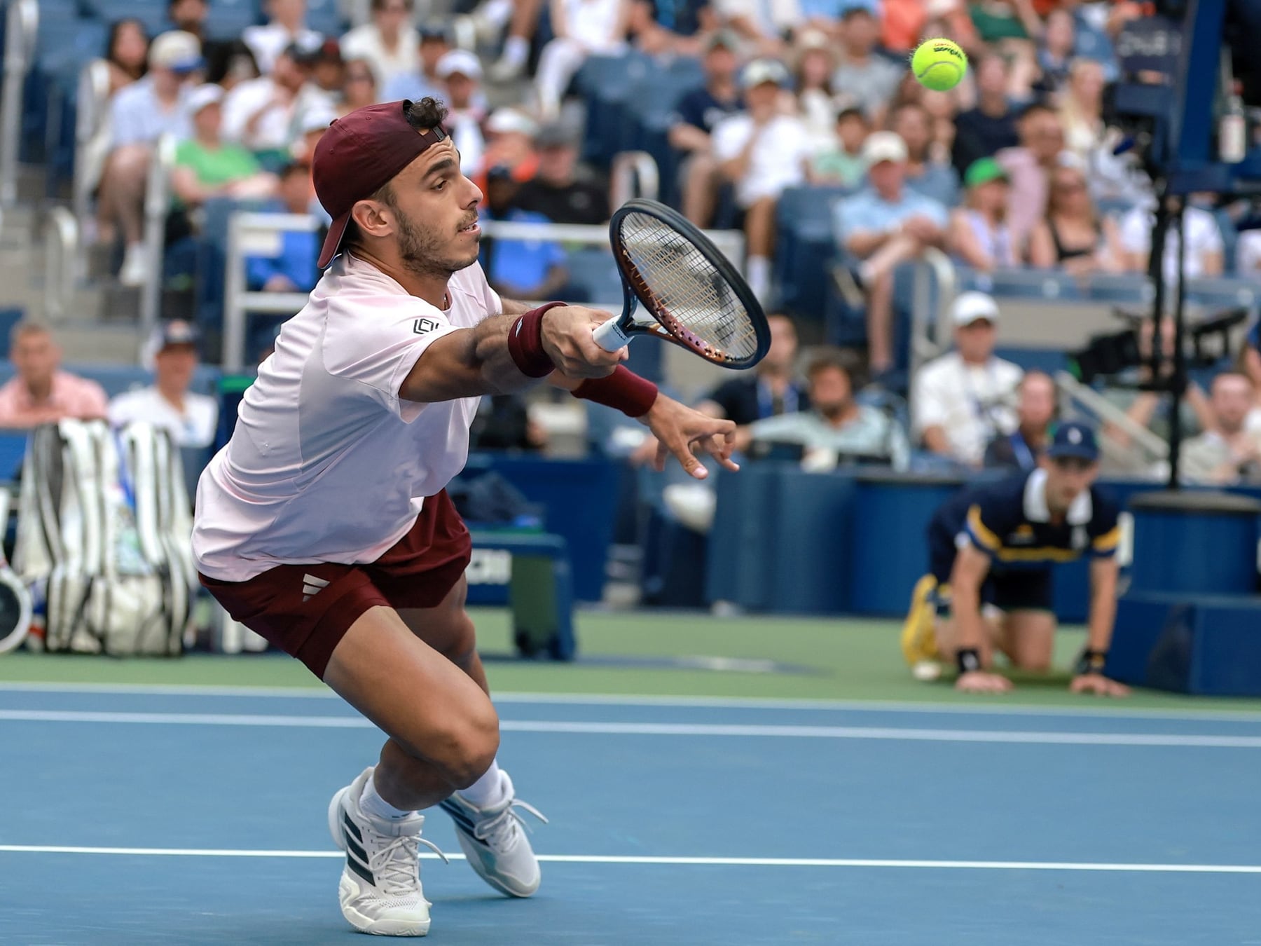 Cerúndolo se quedó otra vez en la puerta: Blockx lo bajó en octavos del US Open y el sueño del primer Major sigue pendiente