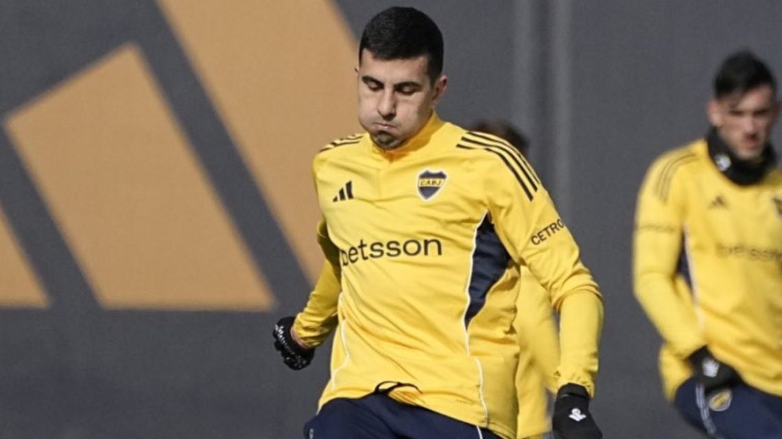 Battaglia pisó otra vez la cancha en Ezeiza y el corazón de Boca latió más fuerte