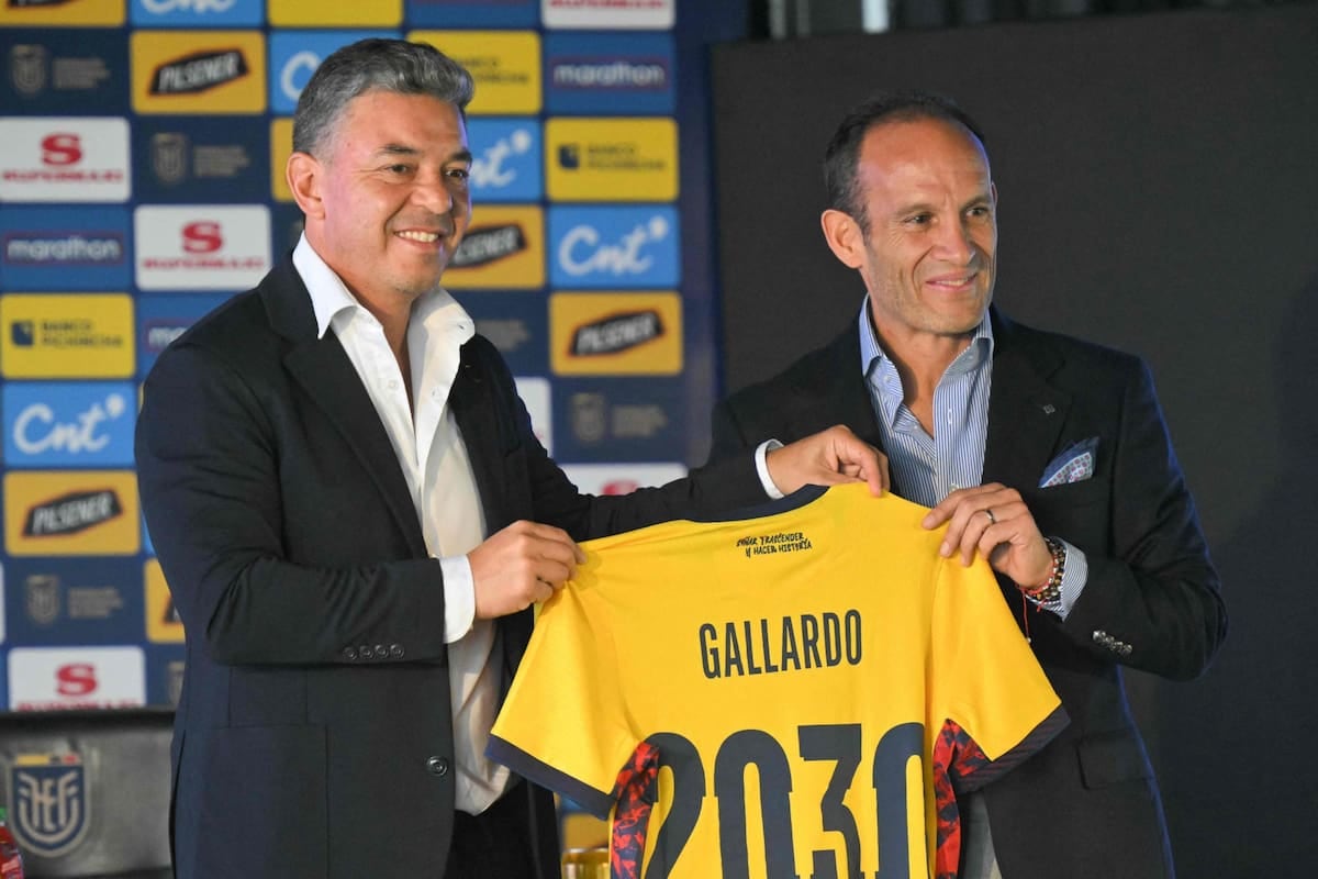 Gallardo ya se calzó el buzo de Ecuador y va por el Mundial 2030