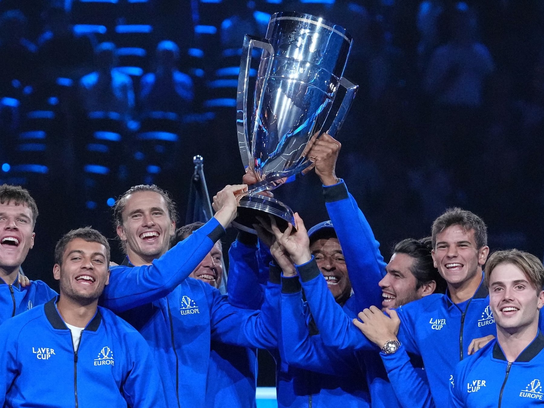 Zverev selló el sexto título de Europa en la Laver Cup y Cerúndolo quedó en el banco