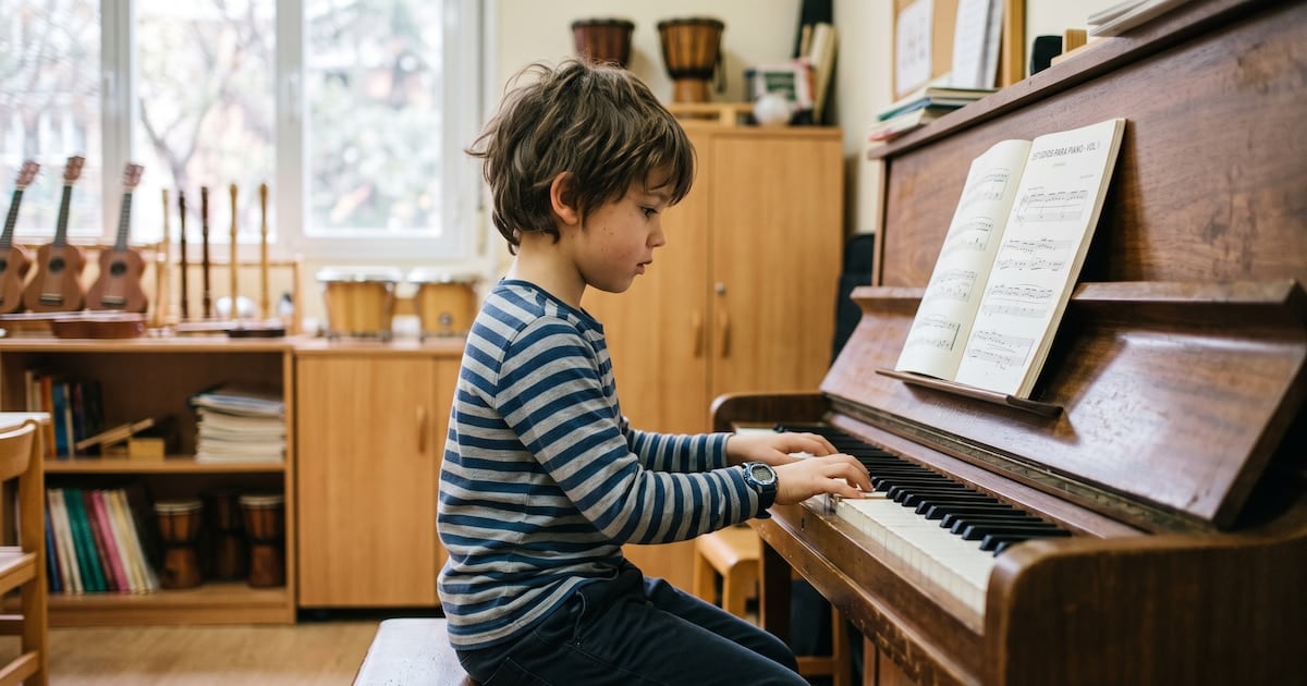 Un piano en la casa y un mejor rendimiento en la escuela: lo que dice un estudio de la Universidad Northeastern sobre los chicos que tocan un instrumento