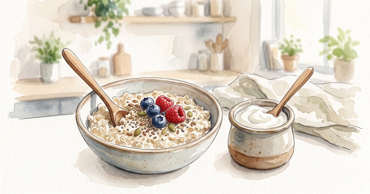 Avena y yogur griego: una alianza posible para el tránsito intestinal que empieza a explicarse con nombre y apellido