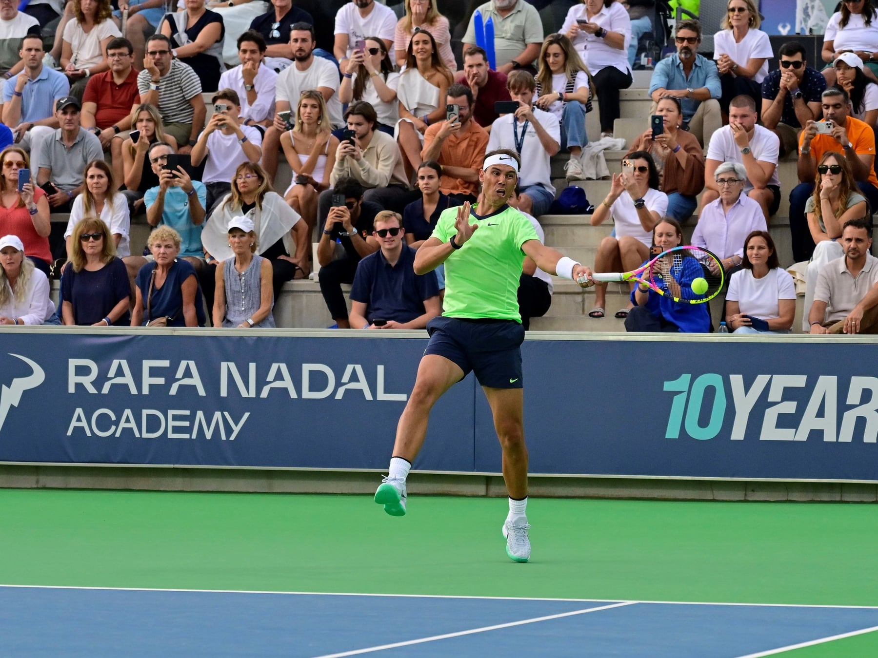 Nadal volvió a una cancha después de 683 días y se dio el gusto de ganar con Moyá en Manacor