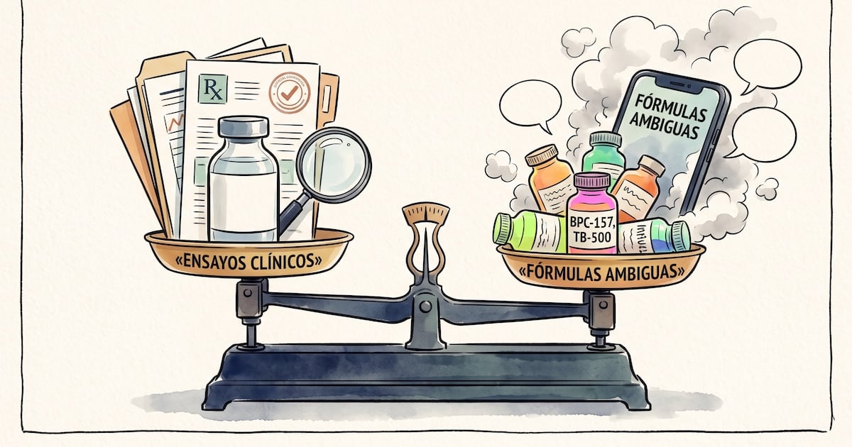 Péptidos de moda: por qué la palabra agrupa promesas que la evidencia todavía no respalda