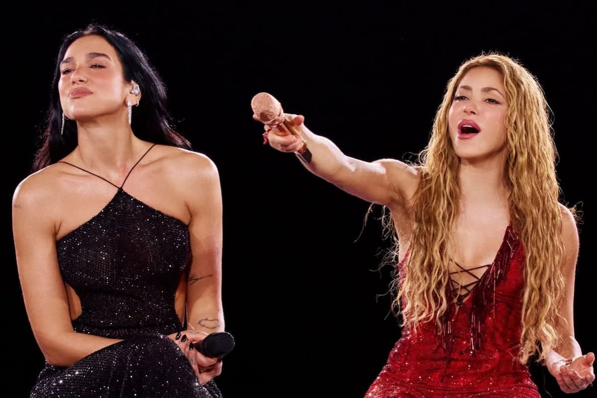 Macondo Park fue testigo del primer cruce en vivo entre Shakira y Dua Lipa, sobre el escenario y a partir de una canción que ya tenía historia propia