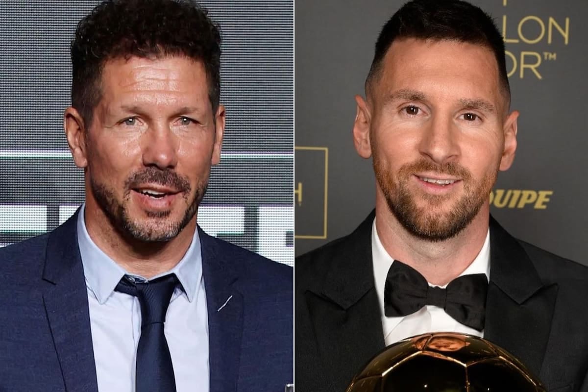 Simeone se quebró al hablar de Messi: "Nos enseñó que cuando las cosas vienen mal, hay que seguir insistiendo"