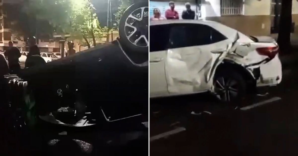 Volcó en Alberdi con 1,79 gramos de alcohol: cinco heridos y un cruce cortado varias horas