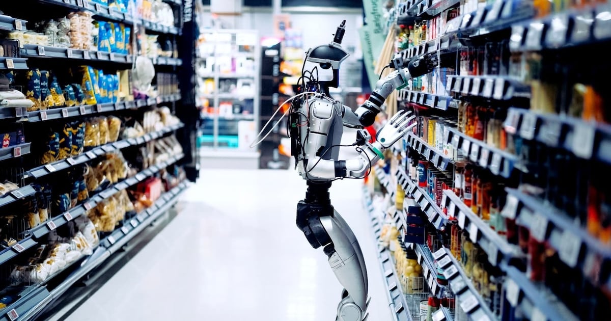 La repone-robots: en Dinamarca prueban humanoides que laburan de noche y a las piñas en los estantes