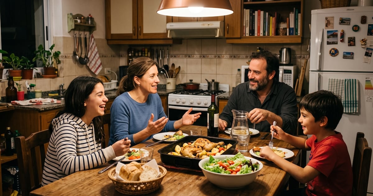 La mesa familiar como escuela: por qué compartir la comida cambia lo que comen los chicos