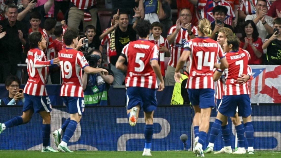 El Atleti del Cholo volvió a rugir en Europa: le ganó 2-0 al United en el Metropolitano