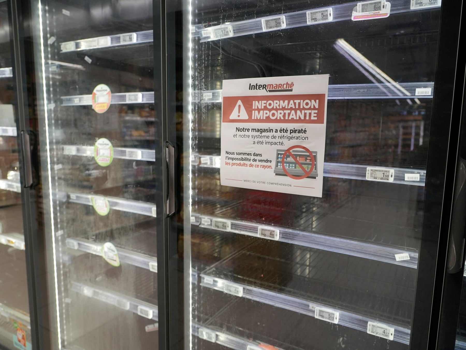 Alguien tocó la perilla equivocada: hackearon 350 heladeras en Francia y la mercadería se pudrió