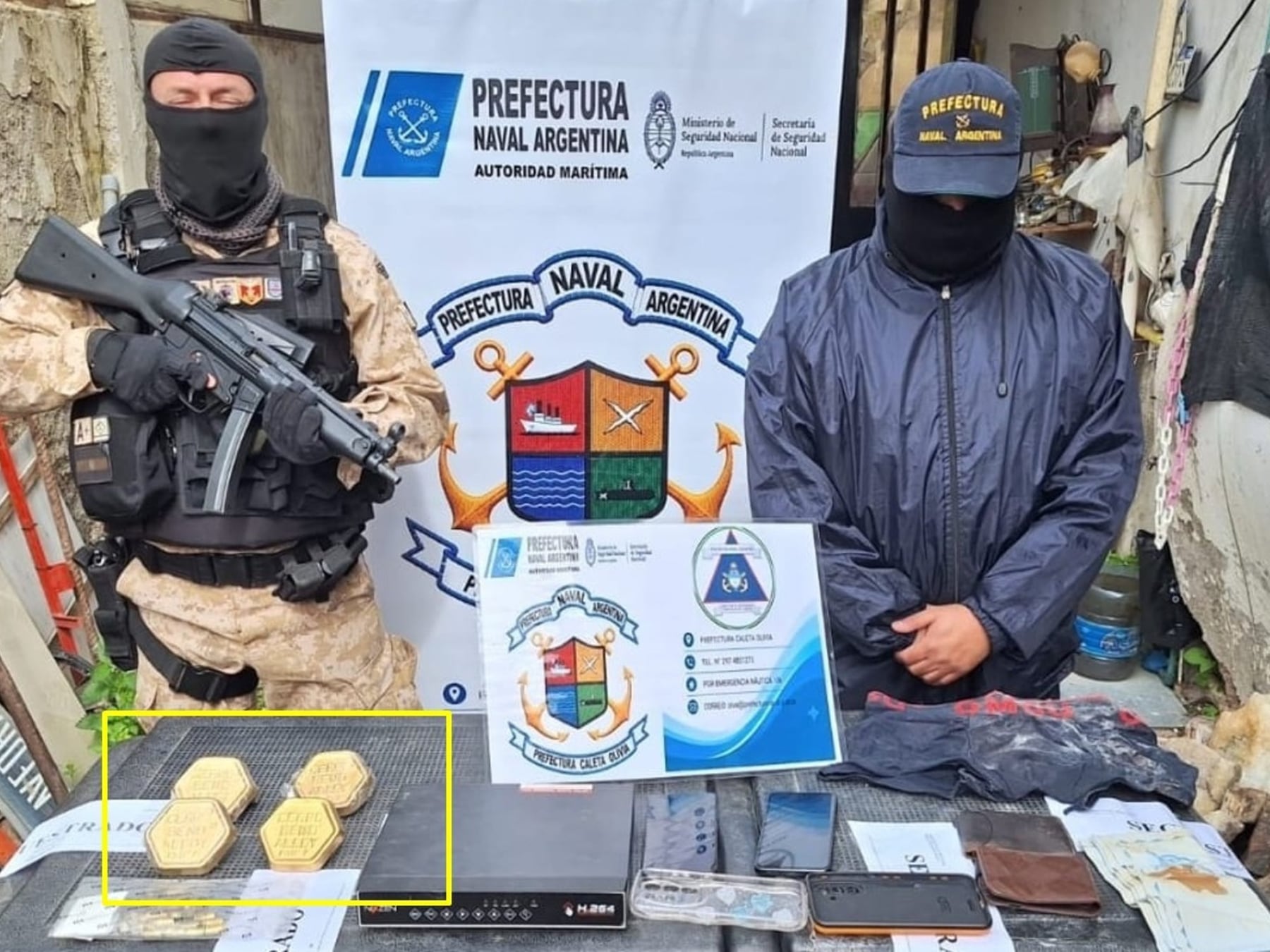 Caleta Olivia: confirman que las piezas secuestradas no eran lingotes de oro sino una aleación usada en radioterapia