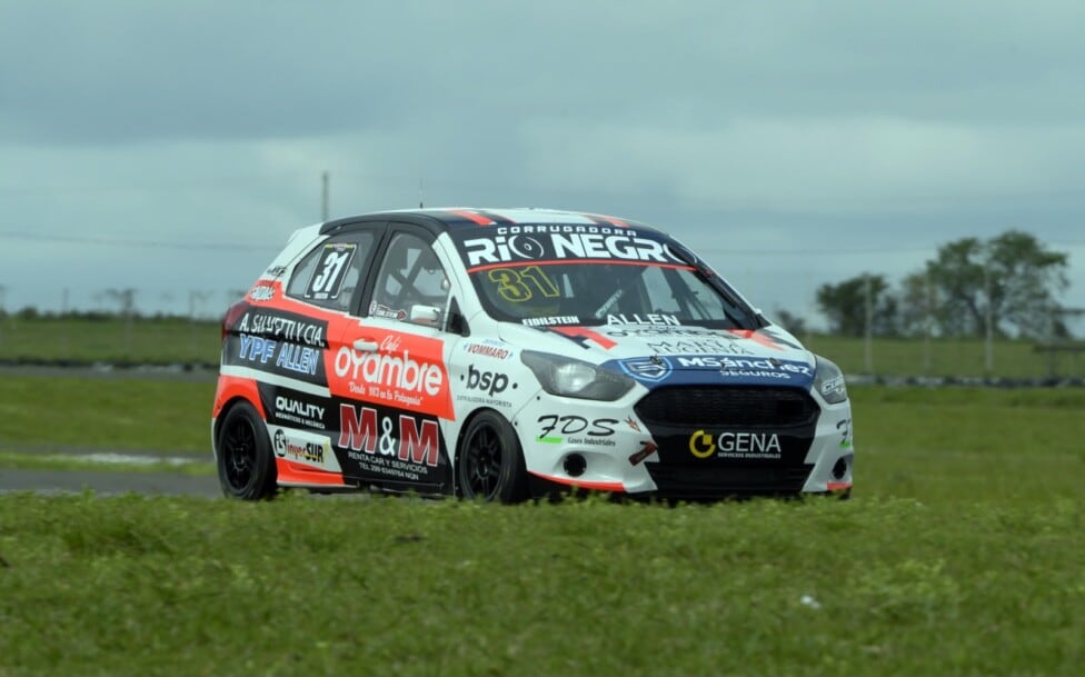 Eidelstein apostó a la pista mojada y se quedó con el mejor tiempo provisorio en Concepción del Uruguay