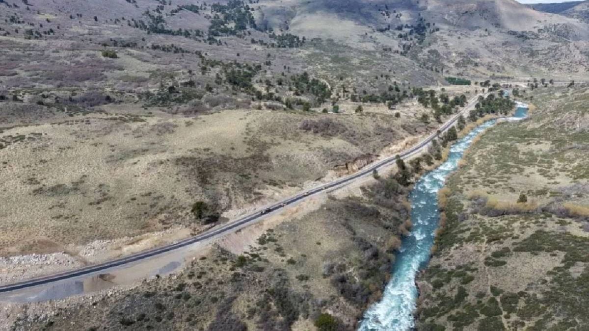 La Ruta 23 deja el ripio: cómo queda el corredor entre Aluminé y Villa Pehuenia con el asfalto terminado