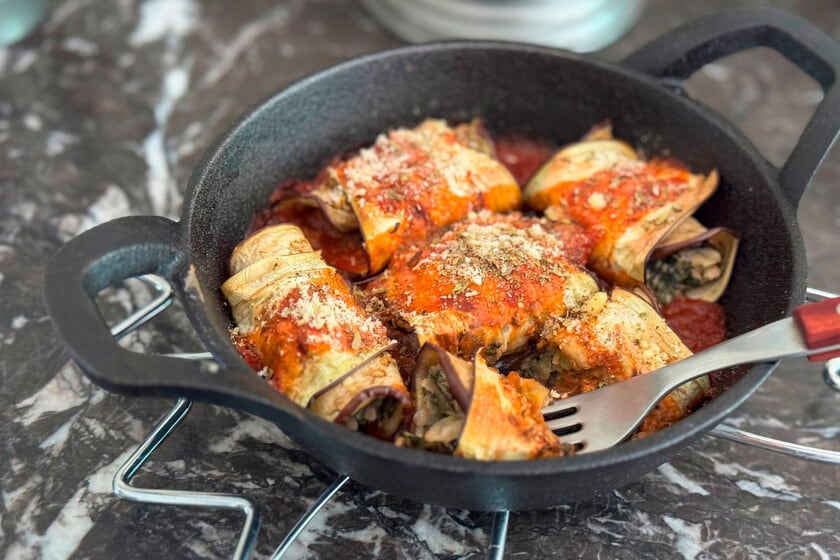 Rollitos de berenjena al horno: una receta versátil para sumar liviandad a la mesa sin resignar sabor