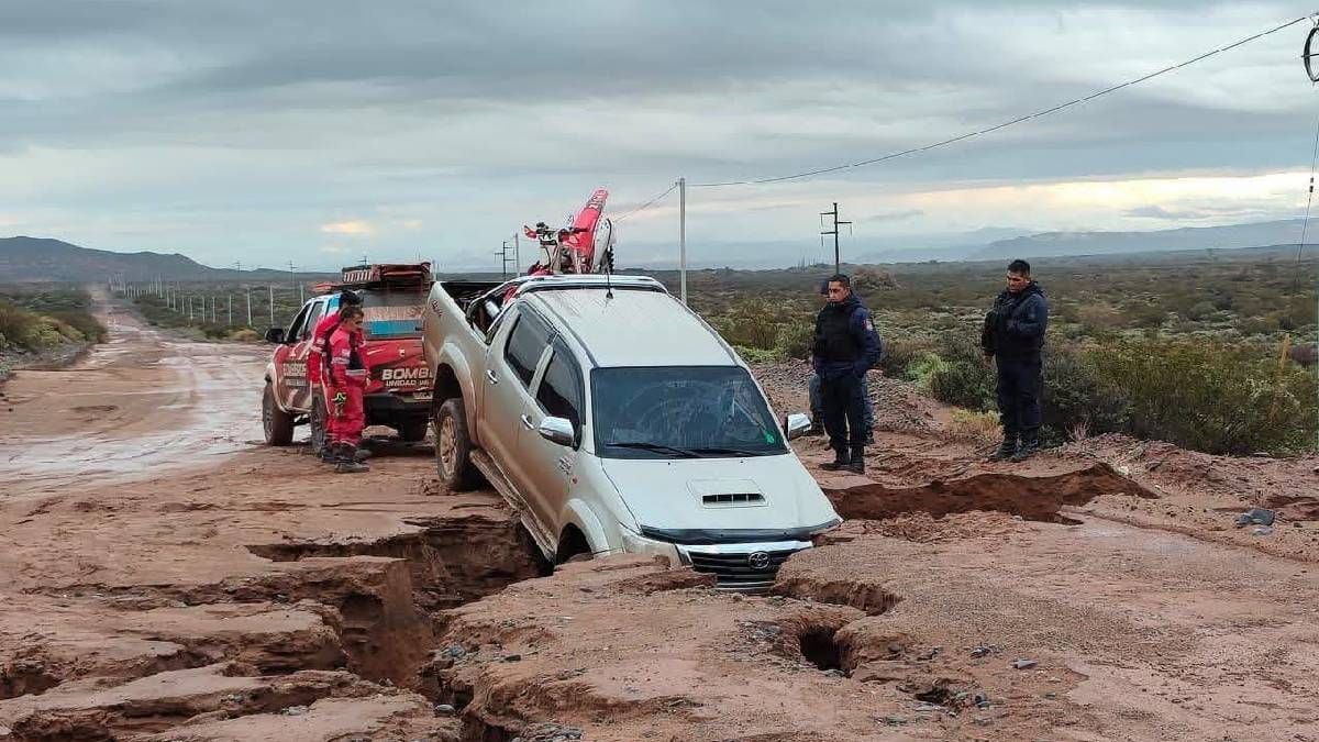 LluviasSupplentes: así se complicó el tránsito en dos rutas de Neuquén