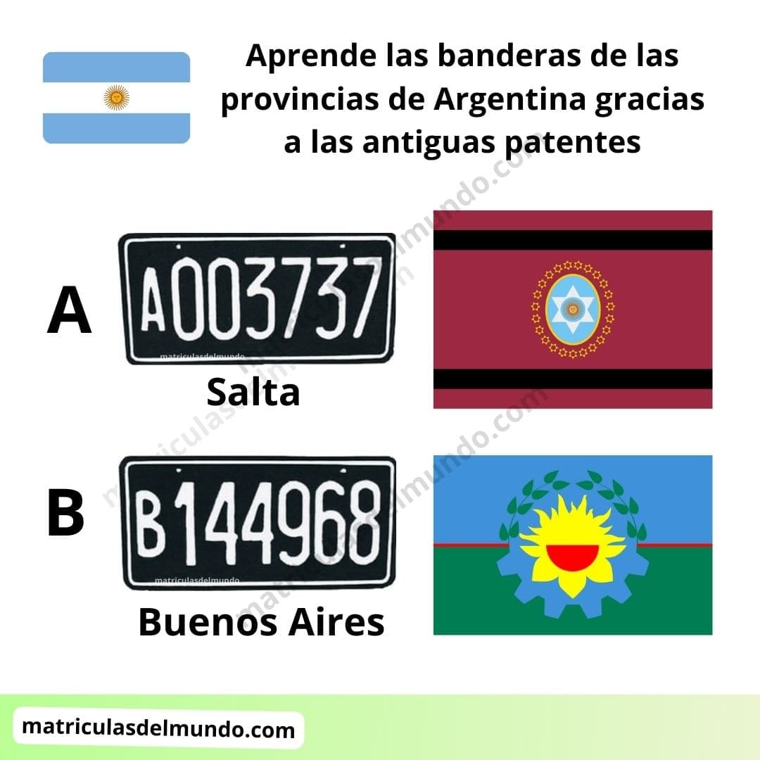 La patente del auto cuenta una parte de su historia