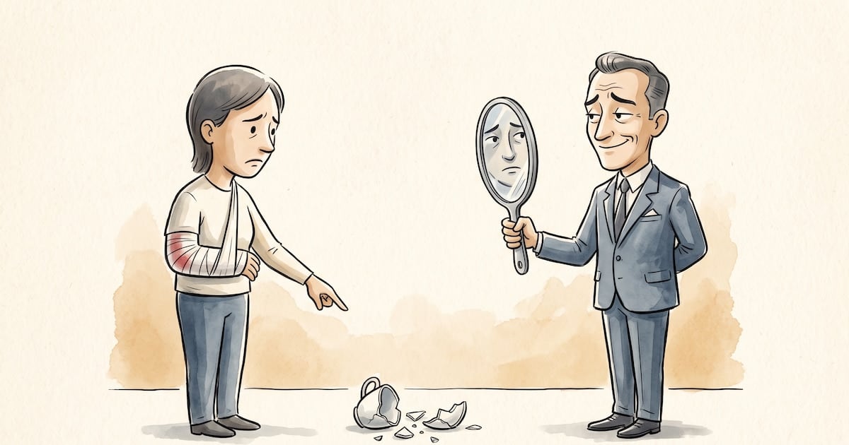 Disculpar sin asumir: por qué la culpa ajena puede deepen la discusión
